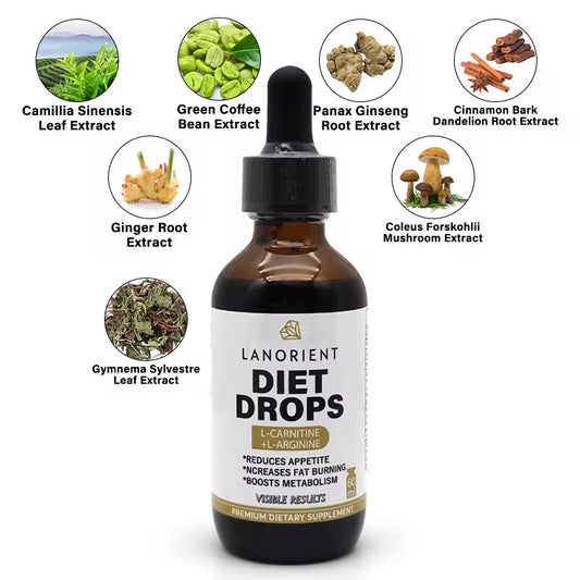 Lanorient Diet Drops – Natural Metabolism Support & Energy Booster (60ml)