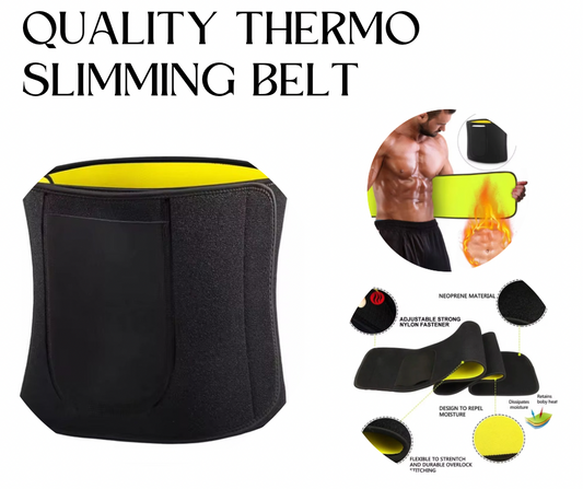 High Quality Thermo Technology Slimming Belt – Sweat More, Burn More, Look Toned
